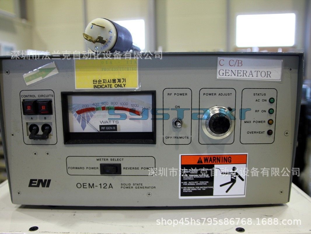 ENI OEM-12A RF射頻激光電源不顯示，無電壓輸出故