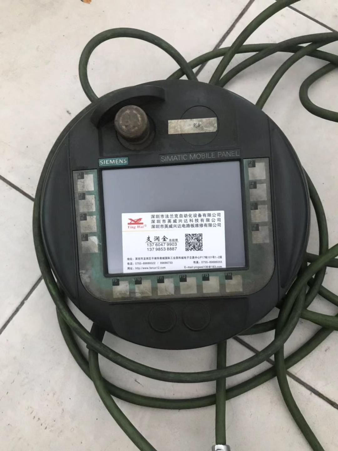 西門子觸摸屏6AV6645-0BB01-0AX0示教器維修