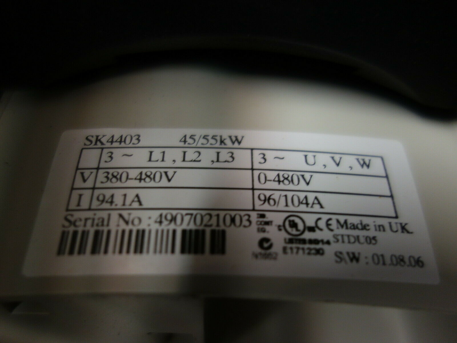 EMERSON SK4403愛默生變頻器修理