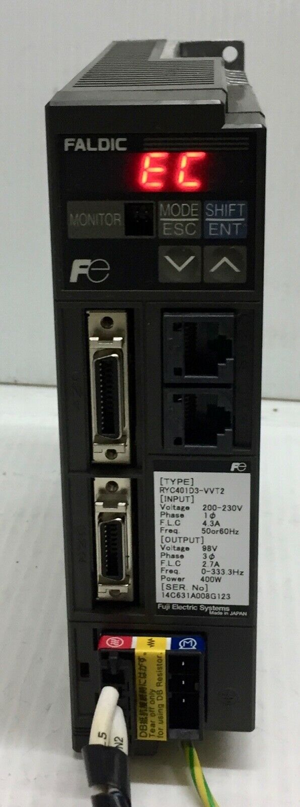fuji伺服驅(qū)動(dòng)器 RYH401F5-VV2維修