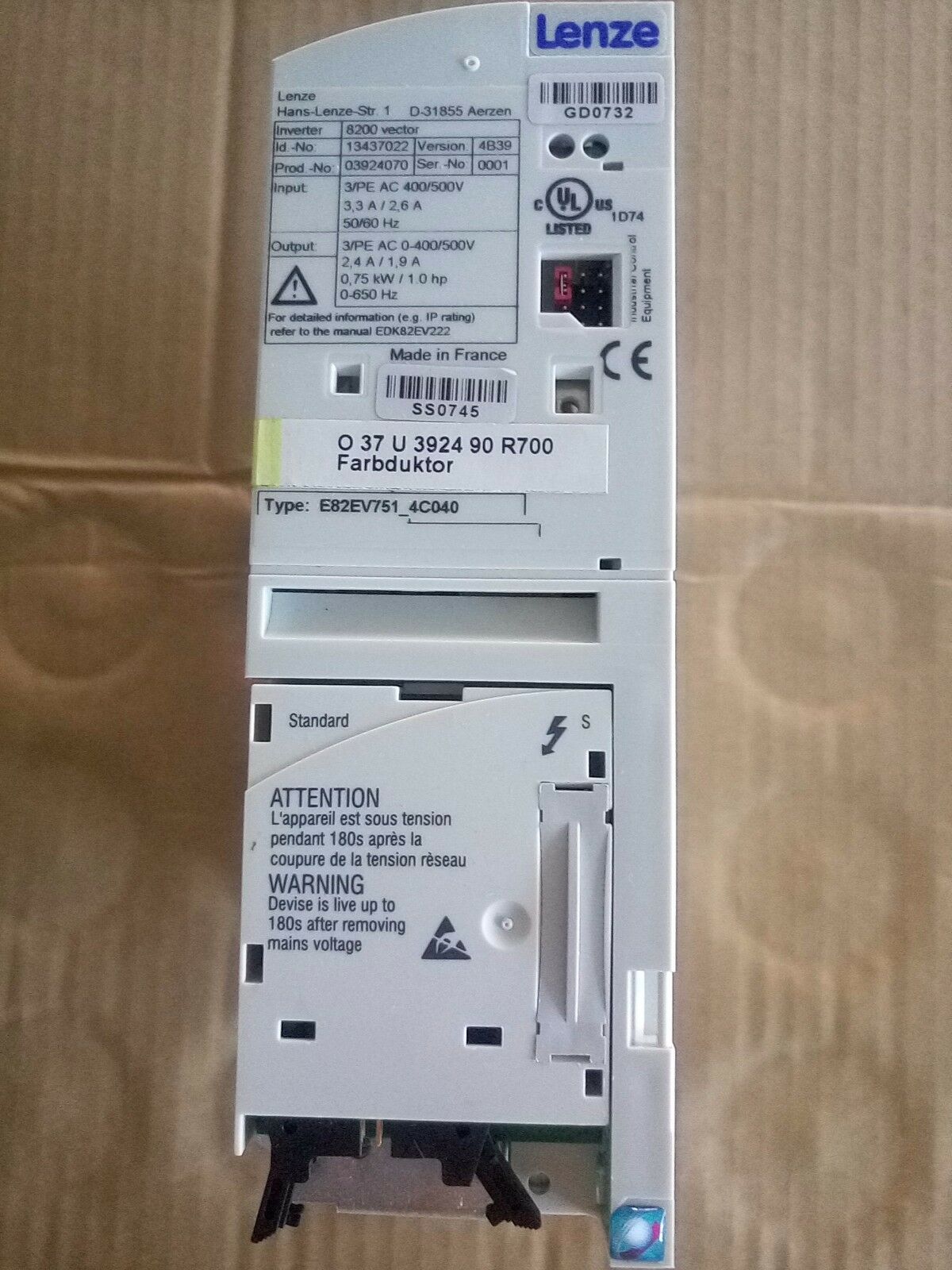 ROLAND  E82EV751變頻器維修