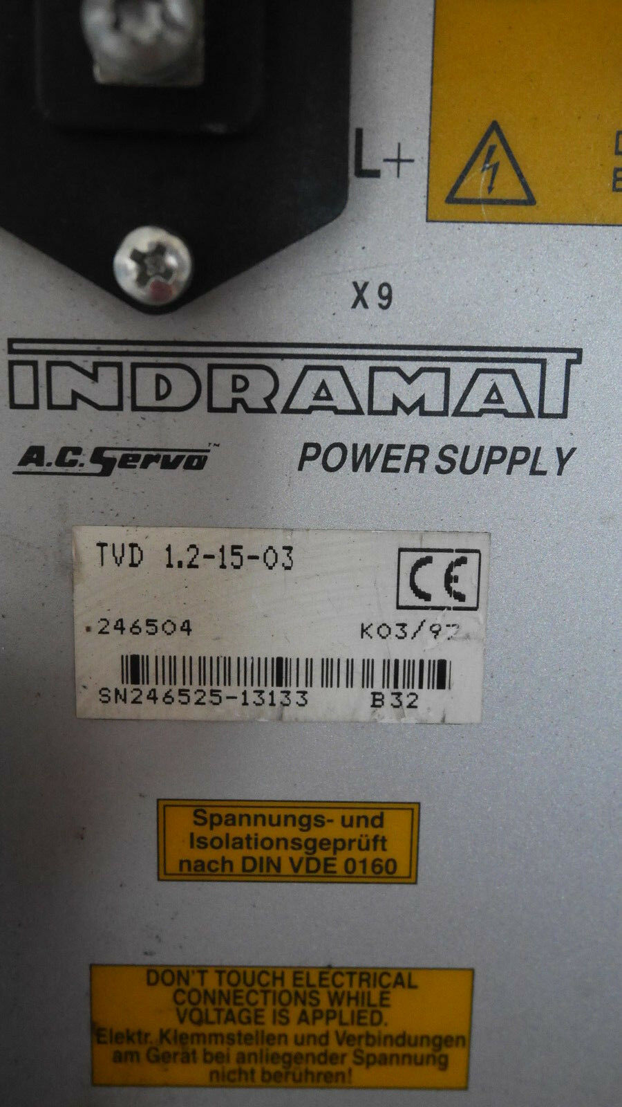 INDRAMAT英特馬特電源TVD1.3-15-03維修